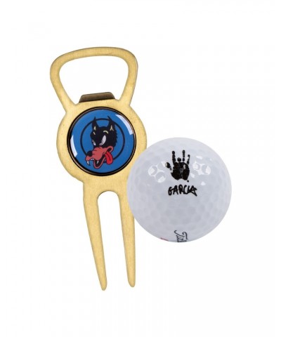 Jerry Garcia Handprint Golf Balls + Wolf Divot Tool & Bottle Opener Bundle $11.75 Drinkware