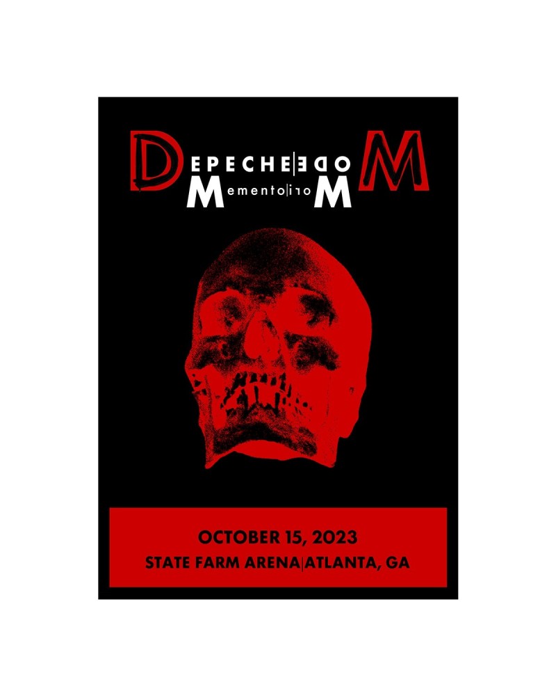 Depeche Mode Memento Mori Tour 2023 Atlanta Screen Print Poster Limited Edition $18.50 Decor