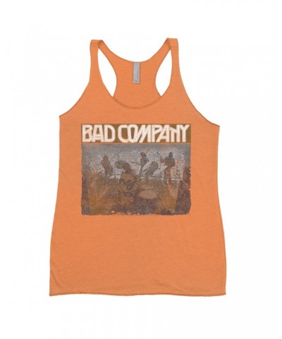 Bad Company Ladies' Tank Top | Swan Song Tour 2016 Distressed Shirt $13.90 Shirts