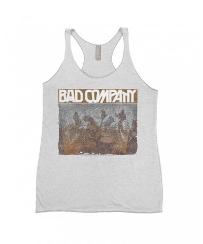 Bad Company Ladies' Tank Top | Swan Song Tour 2016 Distressed Shirt $13.90 Shirts