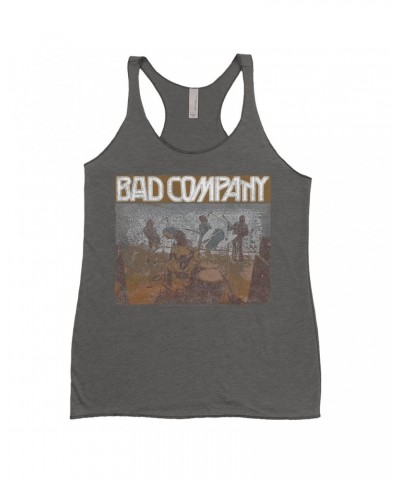 Bad Company Ladies' Tank Top | Swan Song Tour 2016 Distressed Shirt $13.90 Shirts