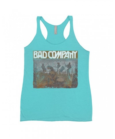 Bad Company Ladies' Tank Top | Swan Song Tour 2016 Distressed Shirt $13.90 Shirts