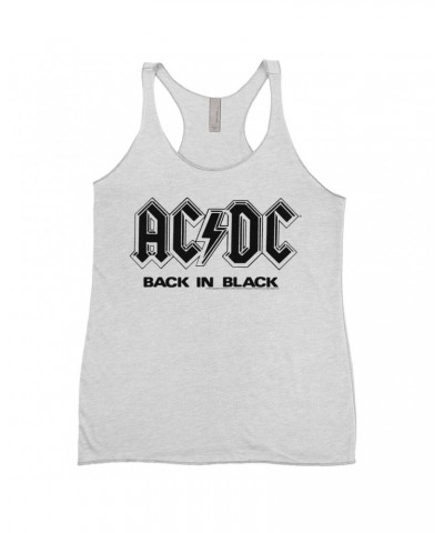 AC/DC Ladies' Tank Top | Back In Black Back In London Image Shirt $11.00 Shirts