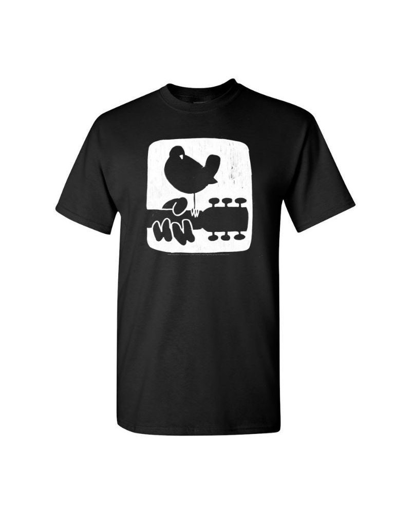 Woodstock Textured Guitar Logo T-Shirt $9.90 Shirts