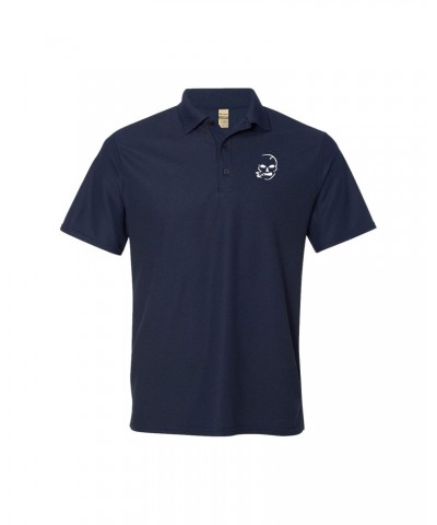 Slightly Stoopid Smoking Skull Polo Navy Small $11.10 Shirts