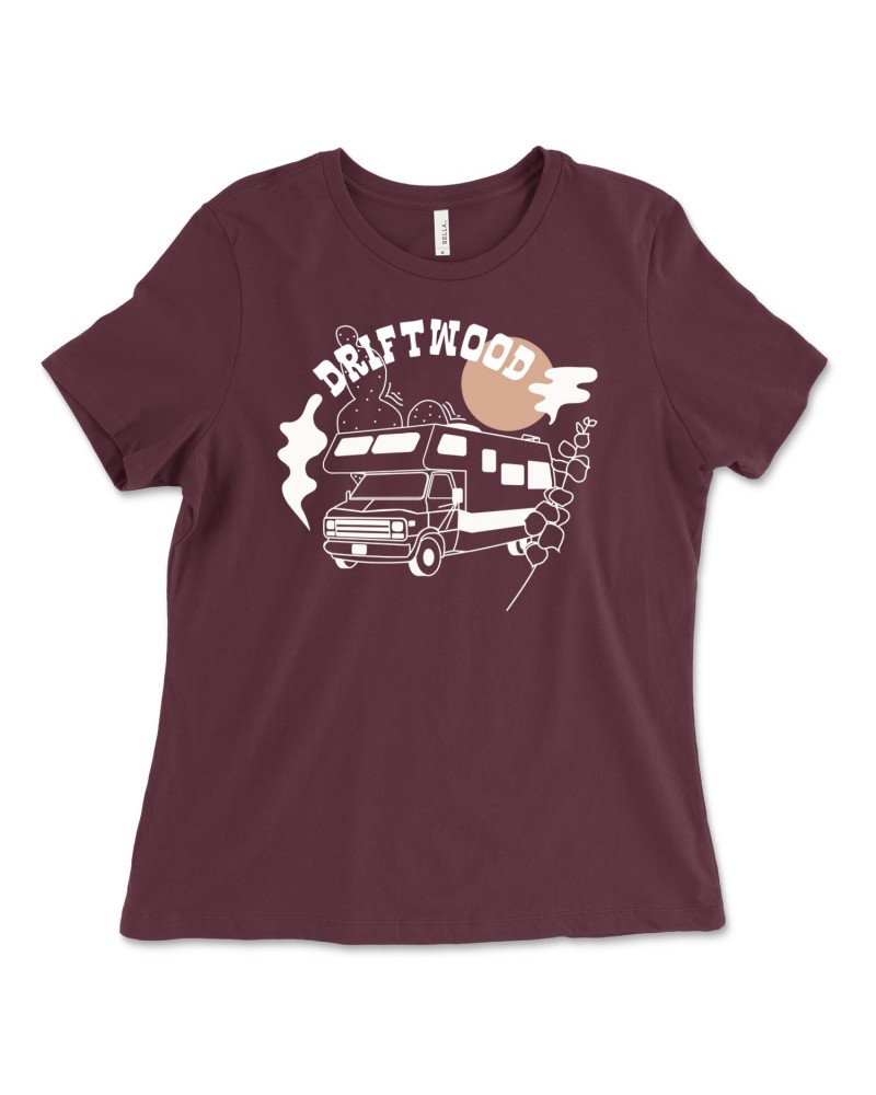 Driftwood Womens Maroon RV Sun Tee $11.25 Shirts