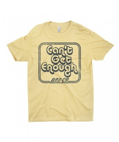 Bad Company T-Shirt | Can't Get Enough Logo Distressed Shirt $10.23 Shirts