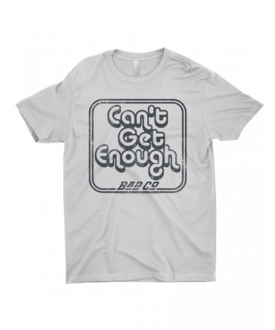 Bad Company T-Shirt | Can't Get Enough Logo Distressed Shirt $10.23 Shirts