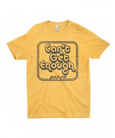 Bad Company T-Shirt | Can't Get Enough Logo Distressed Shirt $10.23 Shirts