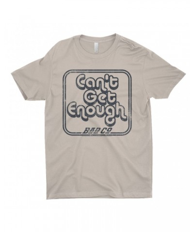 Bad Company T-Shirt | Can't Get Enough Logo Distressed Shirt $10.23 Shirts