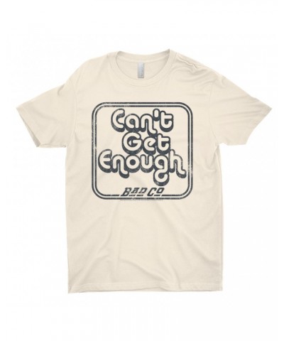 Bad Company T-Shirt | Can't Get Enough Logo Distressed Shirt $10.23 Shirts