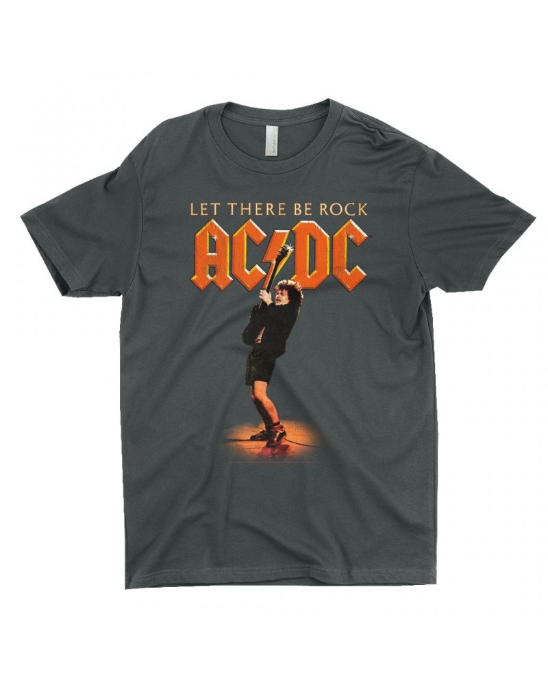 AC/DC T-Shirt | Let There Be Rock Album Image Distressed Shirt $9.23 Shirts