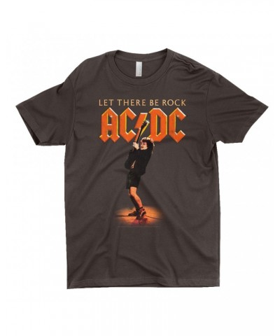 AC/DC T-Shirt | Let There Be Rock Album Image Distressed Shirt $9.23 Shirts