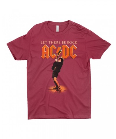 AC/DC T-Shirt | Let There Be Rock Album Image Distressed Shirt $9.23 Shirts