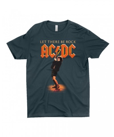 AC/DC T-Shirt | Let There Be Rock Album Image Distressed Shirt $9.23 Shirts