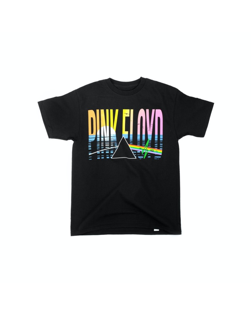 Pink Floyd Ocean Sunset Boys Black T-shirt $2.30 Shirts