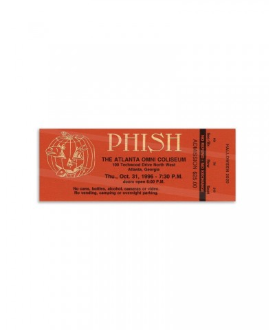 Phish Halloween 1996 Ticket Magnet $4.80 Decor