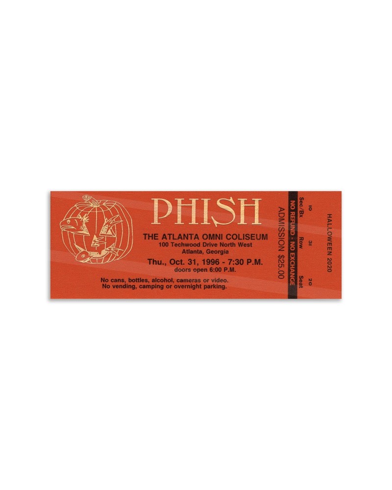 Phish Halloween 1996 Ticket Magnet $4.80 Decor