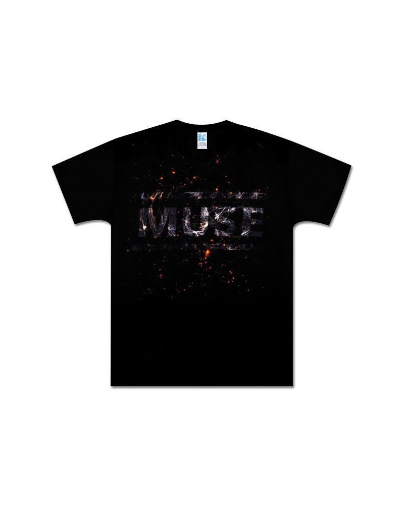 Muse Static Design Black T-Shirt $12.50 Shirts