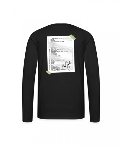 Billy Joel "1-13-23 MSG Set List" Black Long Sleeve- Online Exclusive $22.20 Shirts