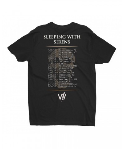 Sleeping With Sirens Skull Seal 2018 Tour Tee $9.60 Shirts