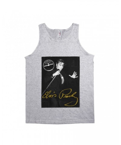 Elvis Presley Unisex Tank Top | Portrait Live Shirt $12.48 Shirts