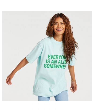 Coldplay EVERYONE IS AN ALIEN SOMEWHERE - LIGHT BLUE TEE $18.45 Shirts