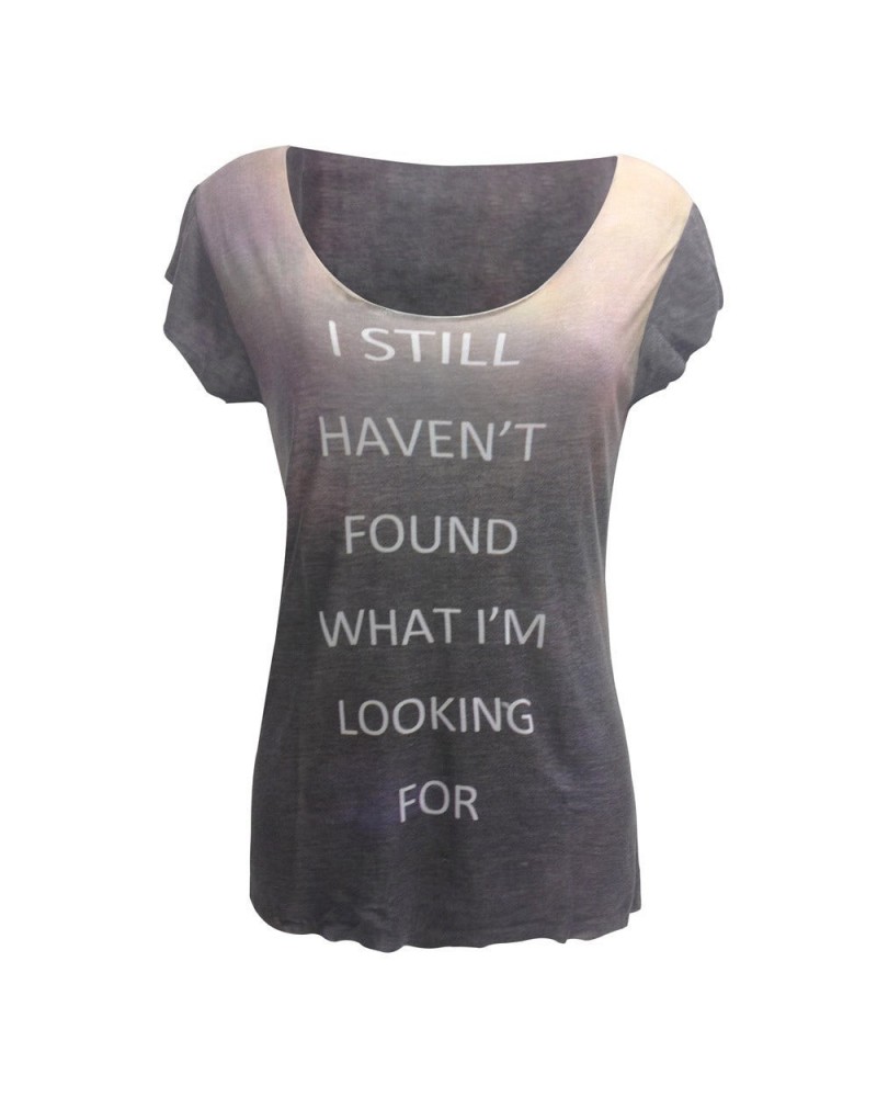 U2 Still Haven't Found' Dip Dye T-Shirt $21.50 Shirts