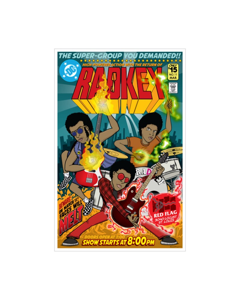 Radkey Red Flag - 3.11.22 Poster $3.90 Decor