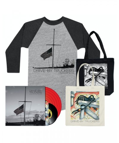 Drive-By Truckers American Band LP Shirt & Tote Bundle $23.51 Vinyl