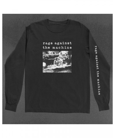 Rage Against The Machine Self-Immolation Long Sleeve T-Shirt $14.80 Shirts