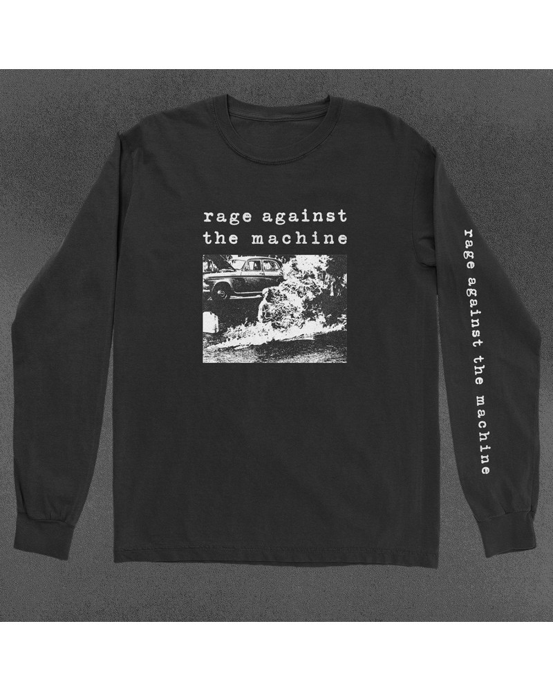 Rage Against The Machine Self-Immolation Long Sleeve T-Shirt $14.80 Shirts