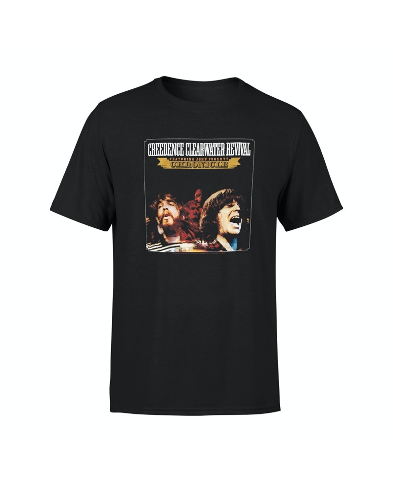 Creedence Clearwater Revival Chronicle Album Cover Black T-Shirt $9.30 Shirts