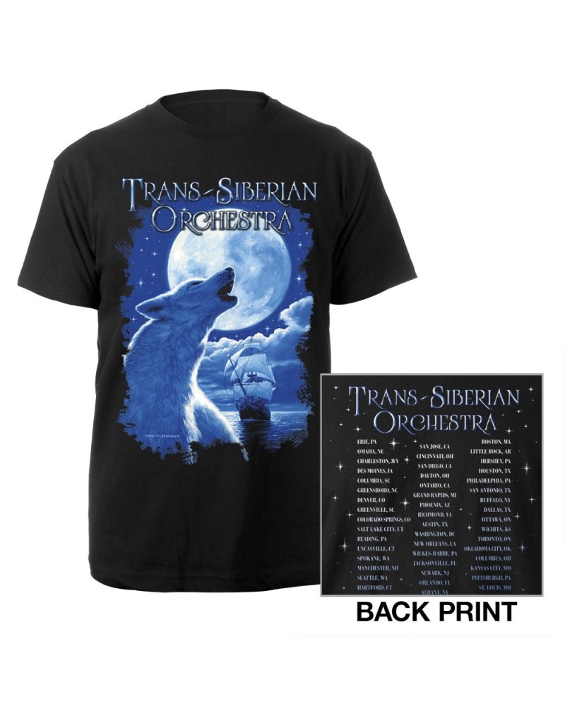 Trans-Siberian Orchestra 2015 Wolf Winter Tour Itin Tee $7.75 Shirts