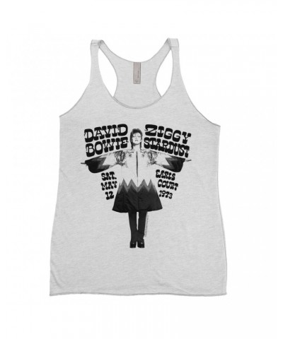 David Bowie Ladies' Tank Top | 1973 Earl's Court Promotion Shirt $13.03 Shirts