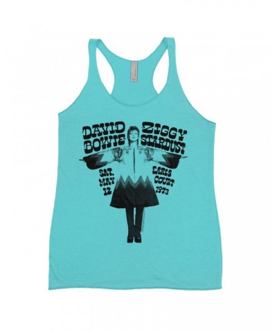 David Bowie Ladies' Tank Top | 1973 Earl's Court Promotion Shirt $13.03 Shirts