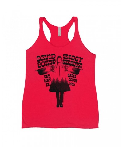 David Bowie Ladies' Tank Top | 1973 Earl's Court Promotion Shirt $13.03 Shirts