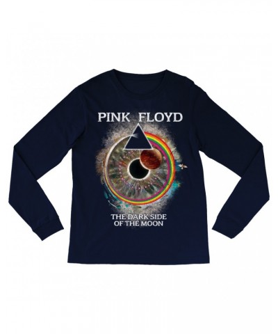 Pink Floyd Long Sleeve Shirt | Dark Side Of The Moon Pulse Remix Shirt $10.18 Shirts