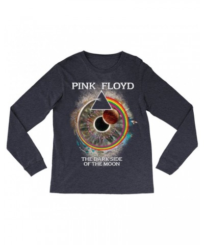 Pink Floyd Long Sleeve Shirt | Dark Side Of The Moon Pulse Remix Shirt $10.18 Shirts