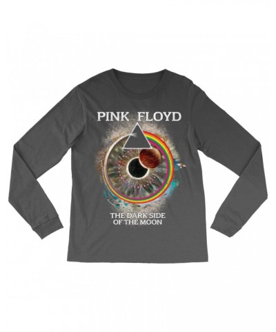 Pink Floyd Long Sleeve Shirt | Dark Side Of The Moon Pulse Remix Shirt $10.18 Shirts